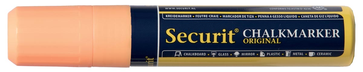 Securit krijtmarker large, oranje