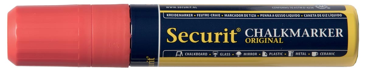 Securit krijtmarker large, rood