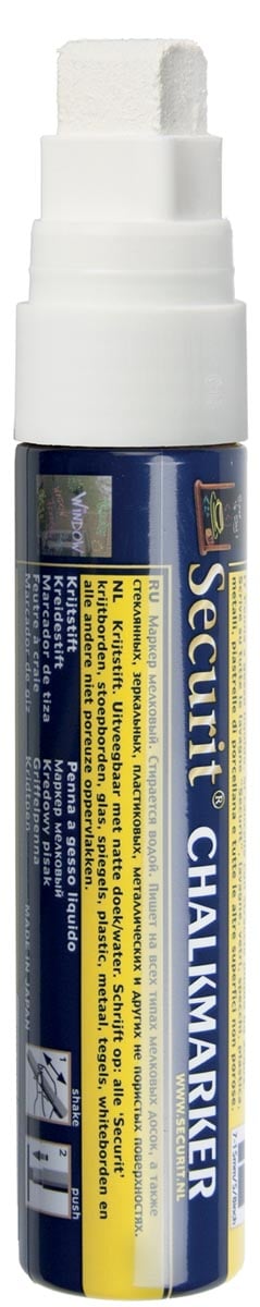 Securit krijtmarker large, wit Securit krijtmarker large, wit