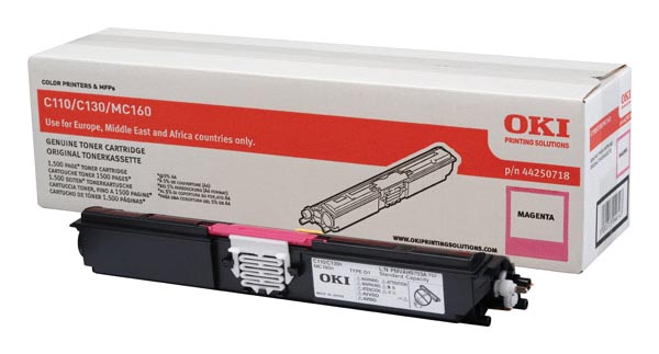 Oki Toner magenta - 1500 pagina's - 44250718