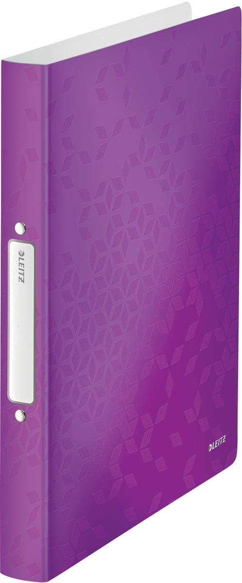 Leitz WOW ringmap, uit PP, ft A4, paars afbeelding