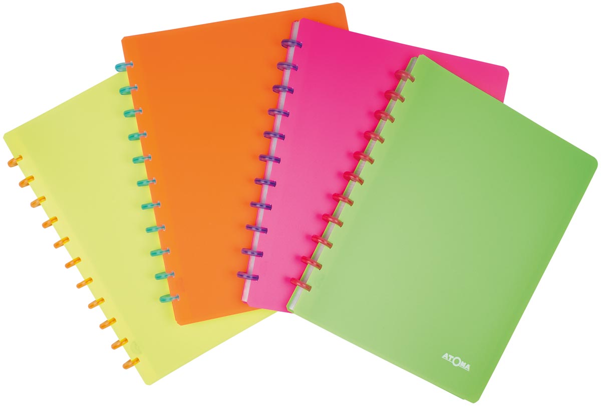 Atoma Showalbum Voor Ft A4 Met 50 Tassen Geassorteerde Fluokleuren huismerk kopen in de aanbieding