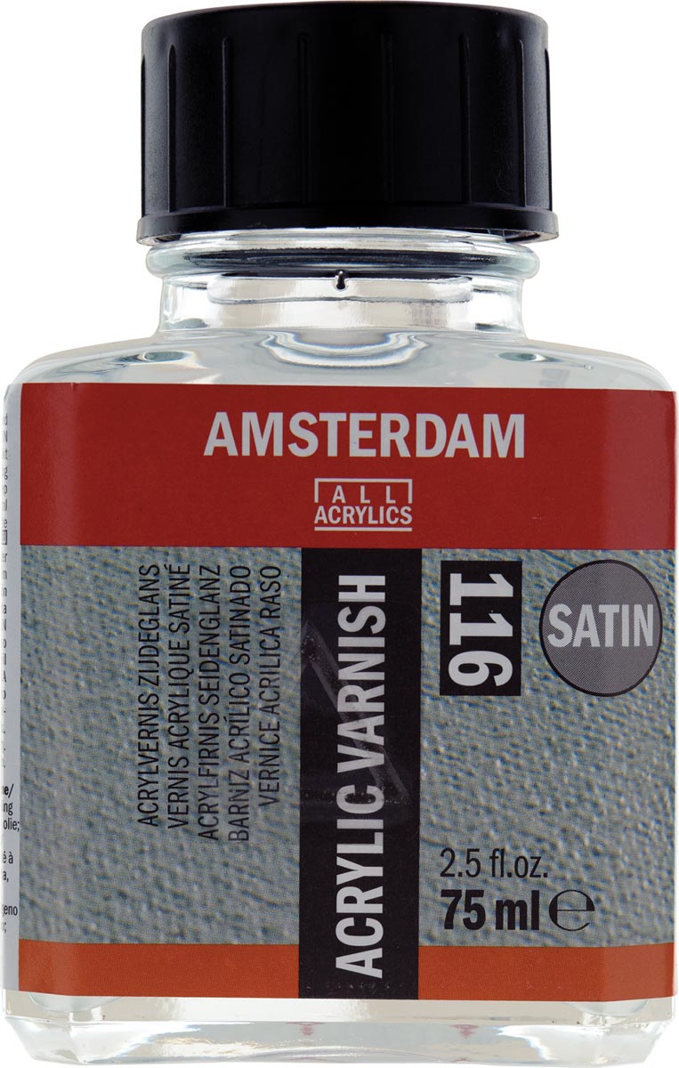 Amsterdam acrylvernis zijdeglans, flesje van 75 ml