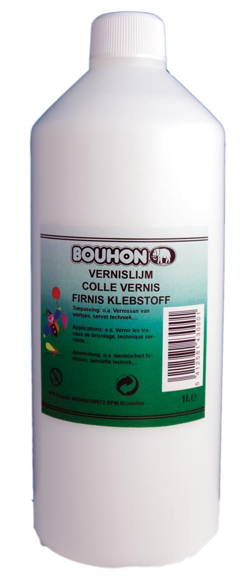Bouhon vernislijm flacon van 1 l afbeelding