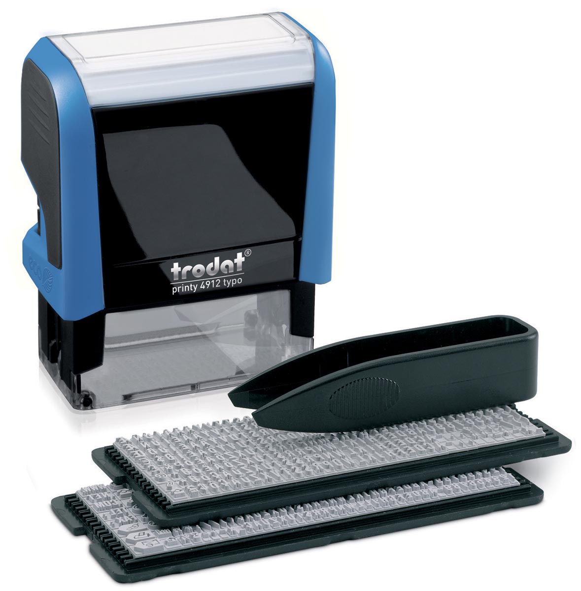 Trodat Doe-het-zelf stempel Printy Typo 4912, op blister afbeelding