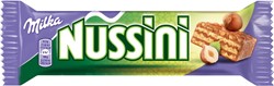 Miilka Nussini reep chocolademelk en hazelnoot, 31,5 g