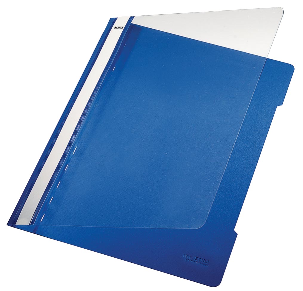 Leitz Snelhechtmap blauw, ft A4