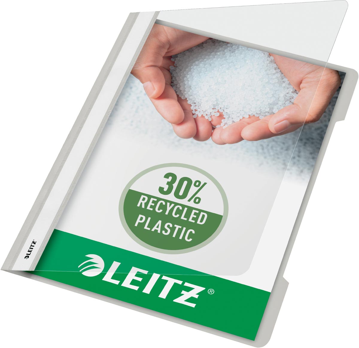 Leitz Snelhechtmap grijs, ft A4 afbeelding