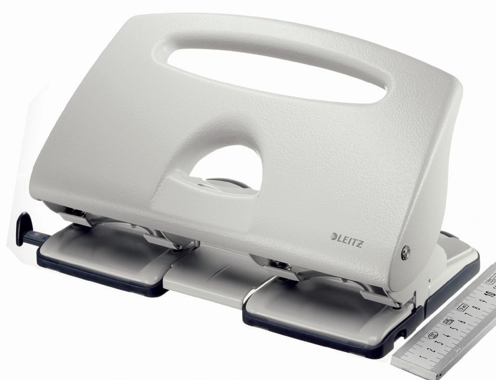 Leitz 4-gaats perforator perforator 5012: perforeert 25 blad afbeelding