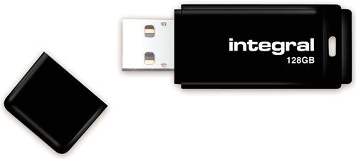 Integral USB 2.0 stick, 128 GB, zwart