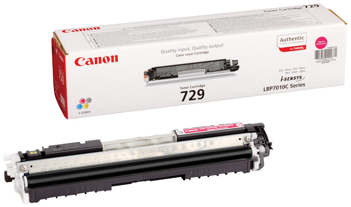 Canon toner 729M, 1.000 pagina's, OEM 4368B002, magenta
