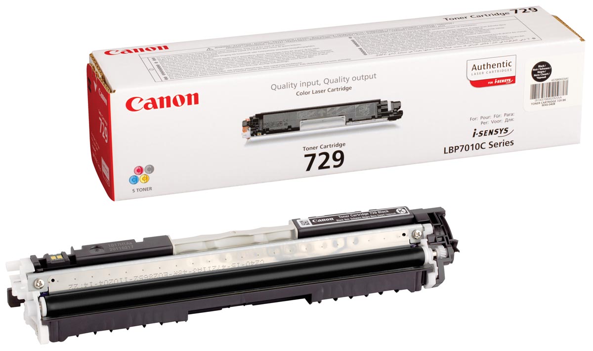 Canon toner 729BK, 1.200 pagina's, OEM 4370B002, zwart