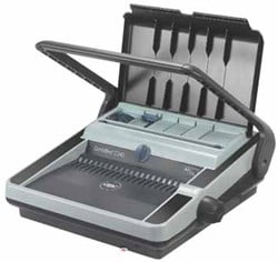 Inbindmachines voor plastic bindruggen