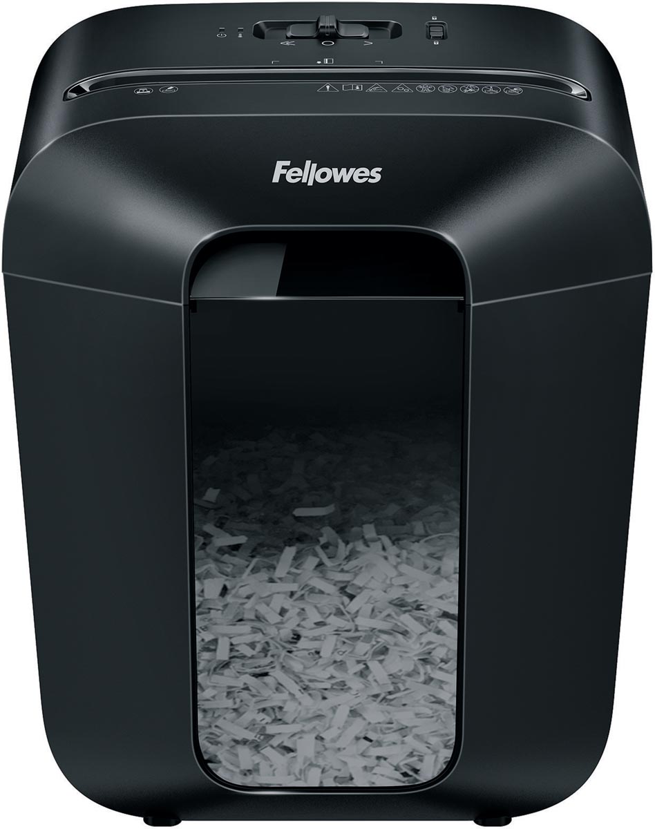 Fellowes Powershred papiervernietiger LX50, zwart afbeelding
