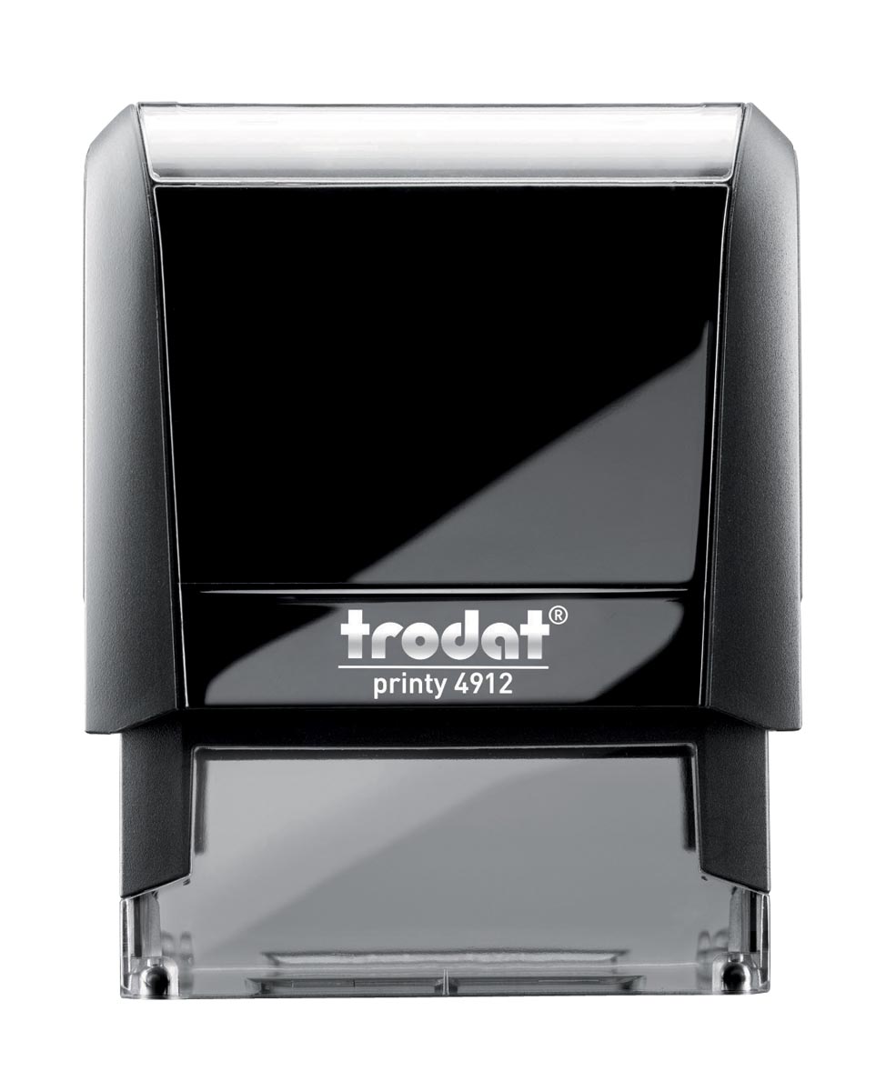 Trodat Printy tekststempel, met voucher Printy 4912, ft 47 x 18 mm, op blister afbeelding