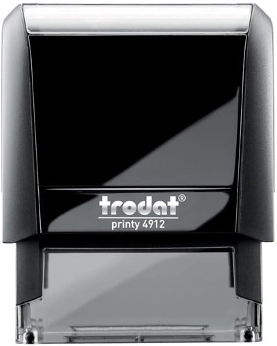 Trodat Printy tekststempel, met voucher Printy 4912, ft 47 x 18 mm, op blister