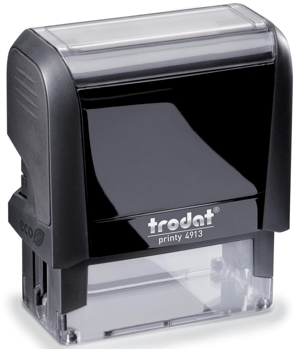 Trodat Printy tekststempel, met voucher Printy 4913, ft 58 x 22 mm, op blister afbeelding