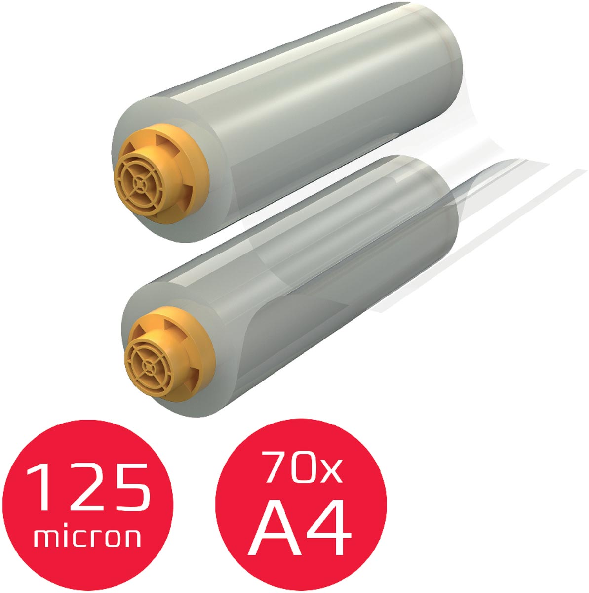 GBC hervulbare lamineerrol Velocity, 125 micron, glanzend