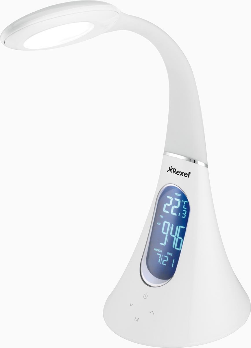 Rexel bureaulamp Activita Pod+, LED-lamp, wit Rexel bureaulamp Activita Pod+, LED-lamp, wit