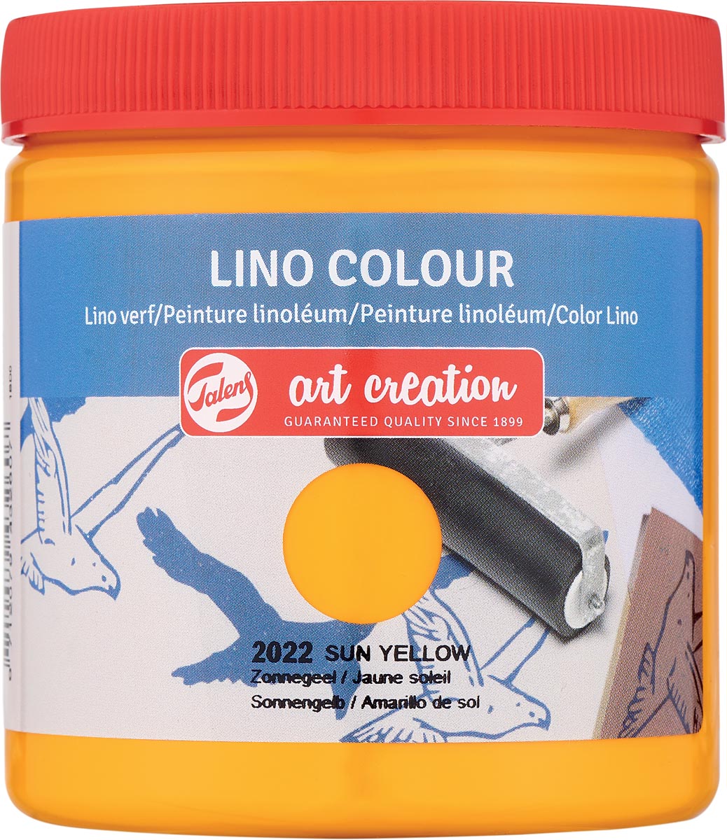 Talens Art Creation lino verf, zonnegeel