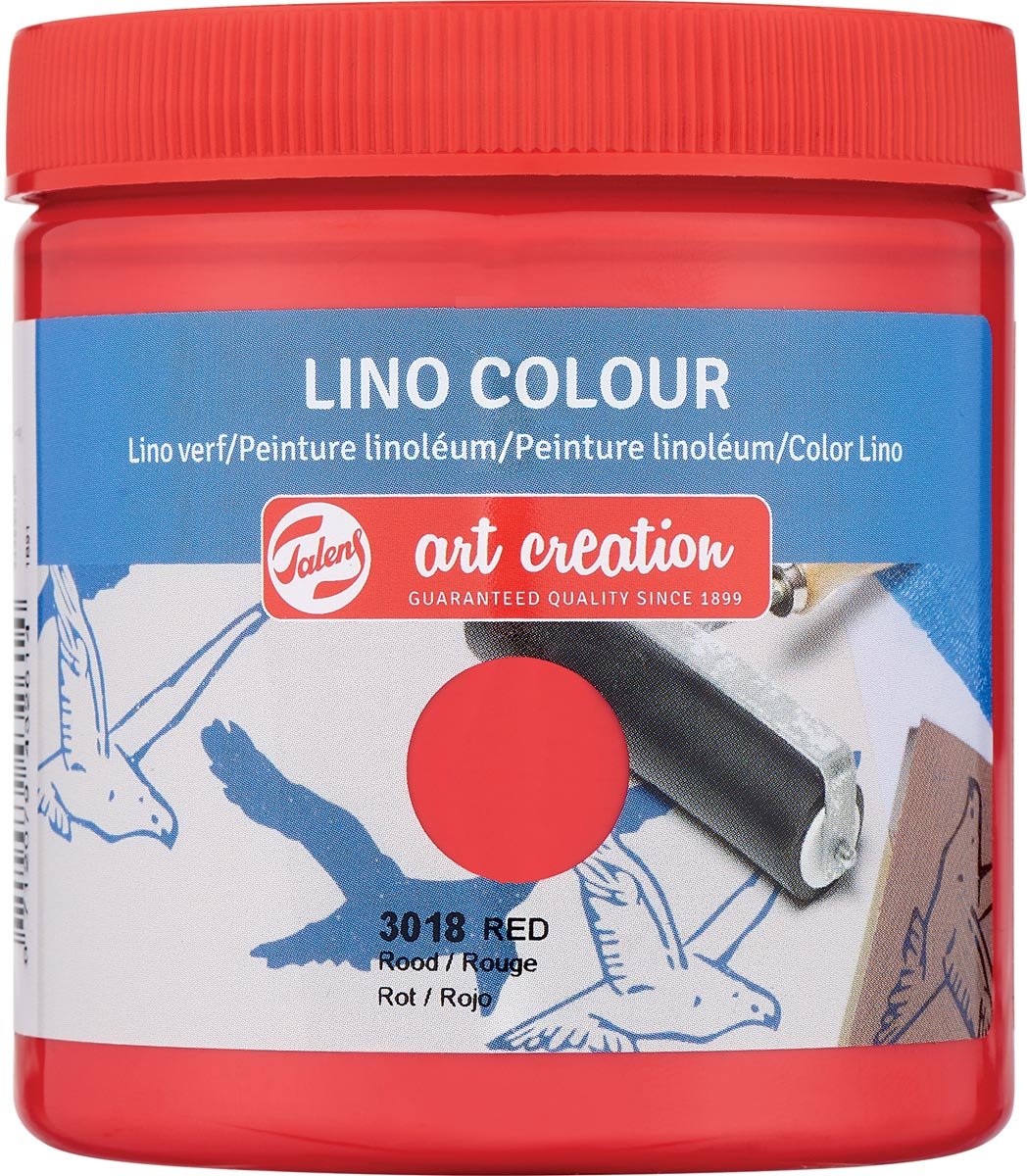 Talens Art Creation lino verf, rood