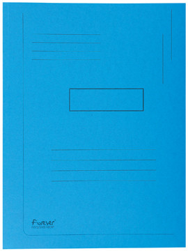 Exacompta dossiermap Forever 2 kleppen blauw afbeelding