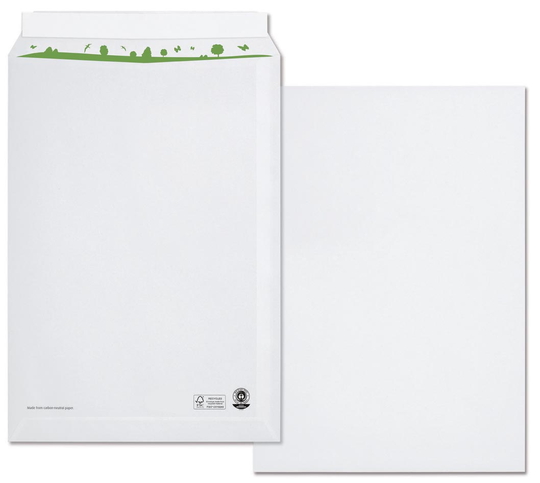 Bong akte-enveloppen beECO, ft 229 x 324 mm (C4), zonder venster, doos van 250 stuks afbeelding