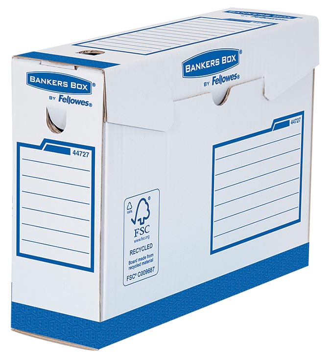 Bankers Box Basic archiefdoos Heavy Duty, ft A4+, rug van 10 cm afbeelding