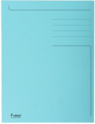 Exacompta dossiermap Foldyne ft 24 x 32 cm (voor ft A4), lichtblauw, pak van 50 stuks