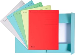 Exacompta dossiermap Foldyne ft 24 x 32 cm (voor ft A4), geassorteerde kleuren, pak van 10 stuks