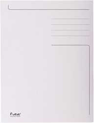 Exacompta dossiermap Foldyne ft 24 x 32 cm (voor ft A4), lichtgrijs, pak van 50 stuks