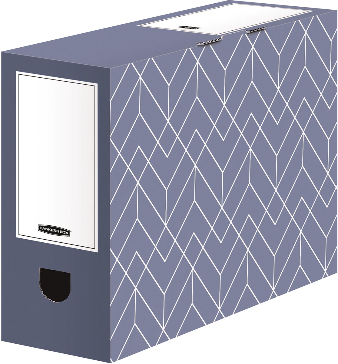 Bankers Box Décor Archiefdoos 100 mm, ft 9,5 x 24,4 x 33,3 cm, urban leiblauw