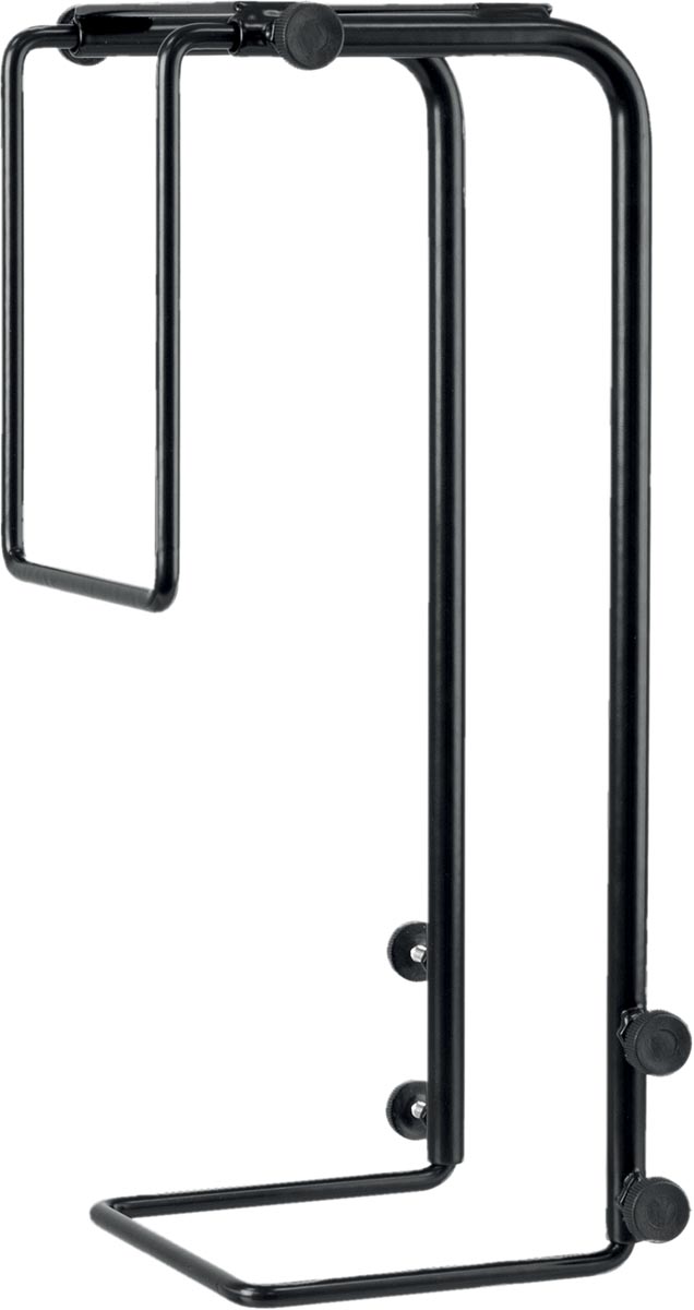 R-Go Steel Basic verstelbare CPU standaard, zwart