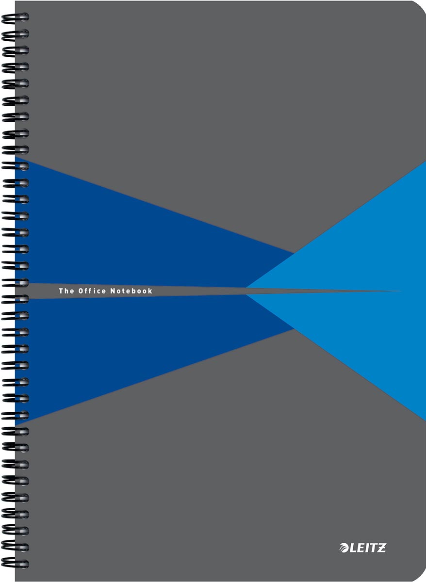Leitz Office notitieboek, ft A4, kaft in PP, gelijnd, blauw