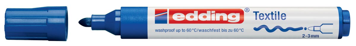 Edding textielmarker 4500 blauw afbeelding