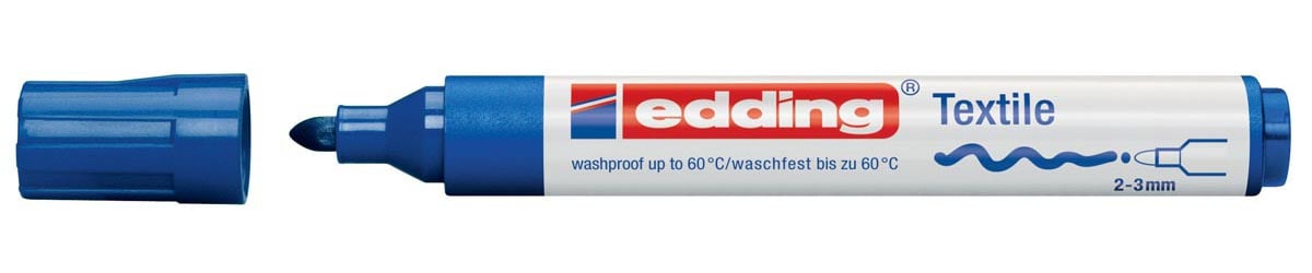 Edding textielmarker 4500 blauw
