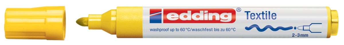 Edding textielmarker 4500 geel afbeelding