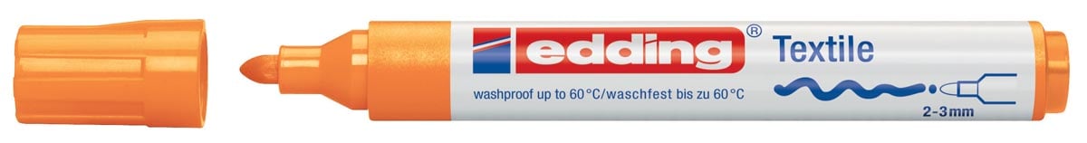 Edding textielmarker 4500 licht oranje