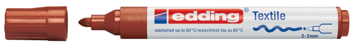 Edding textielmarker 4500 bruin