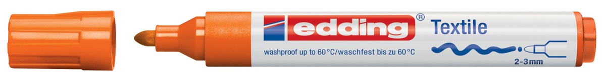 Edding textielmarker 4500 oranje afbeelding