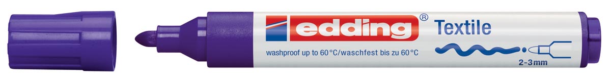 Edding textielmarker 4500 violet afbeelding