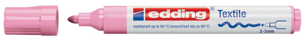 Edding textielmarker 4500 roze afbeelding