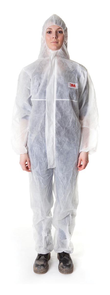 Afbeelding van 3M beschermende coverall, wit, large