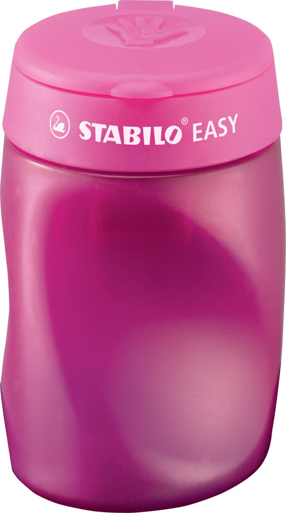 STABILO EASYsharpener potloodslijper, 2 gaten, voor linkshandigen, roze afbeelding