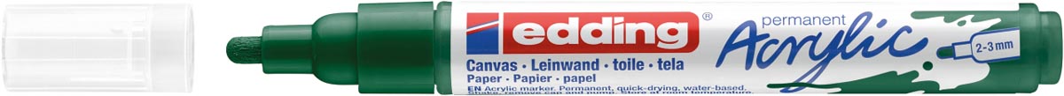 Edding Acrylic marker medium mosgroen
