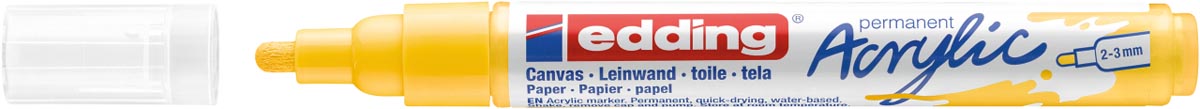 Edding Acrylic marker medium verkeersgeel