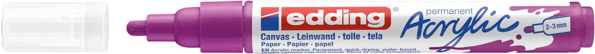 Edding Acrylic marker medium bessenrood