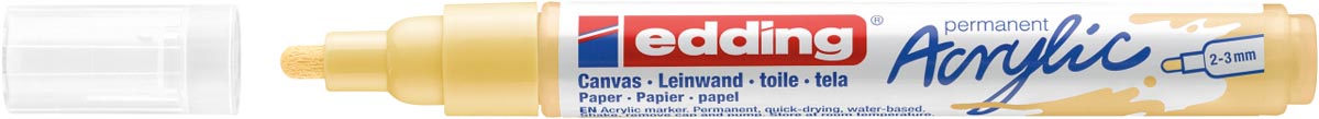 Edding Acrylic marker medium pastelgeel