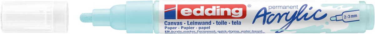 Edding Acrylic marker medium pastelblauw