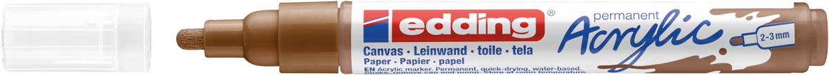 Edding Acrylic marker medium hazelnoot
